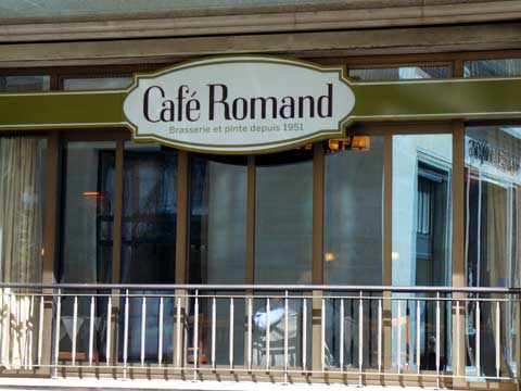Café Romand, Lausanne