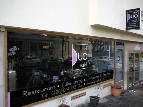 Restaurant Duo Thaï & Sushi, Lausanne