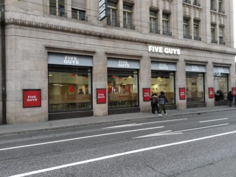 Restaurant Five Guys, Lausanne
