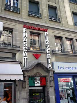 Le Frascati - Lausanne