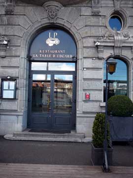 La Table d'Egard, Lausanne Palace, Lausanne