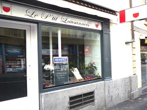 Restaurant le P’tit Lausannois, Lausanne
