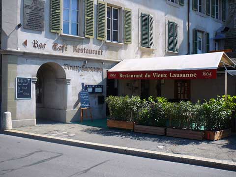Restaurant du Vieux Lausanne, Lausanne